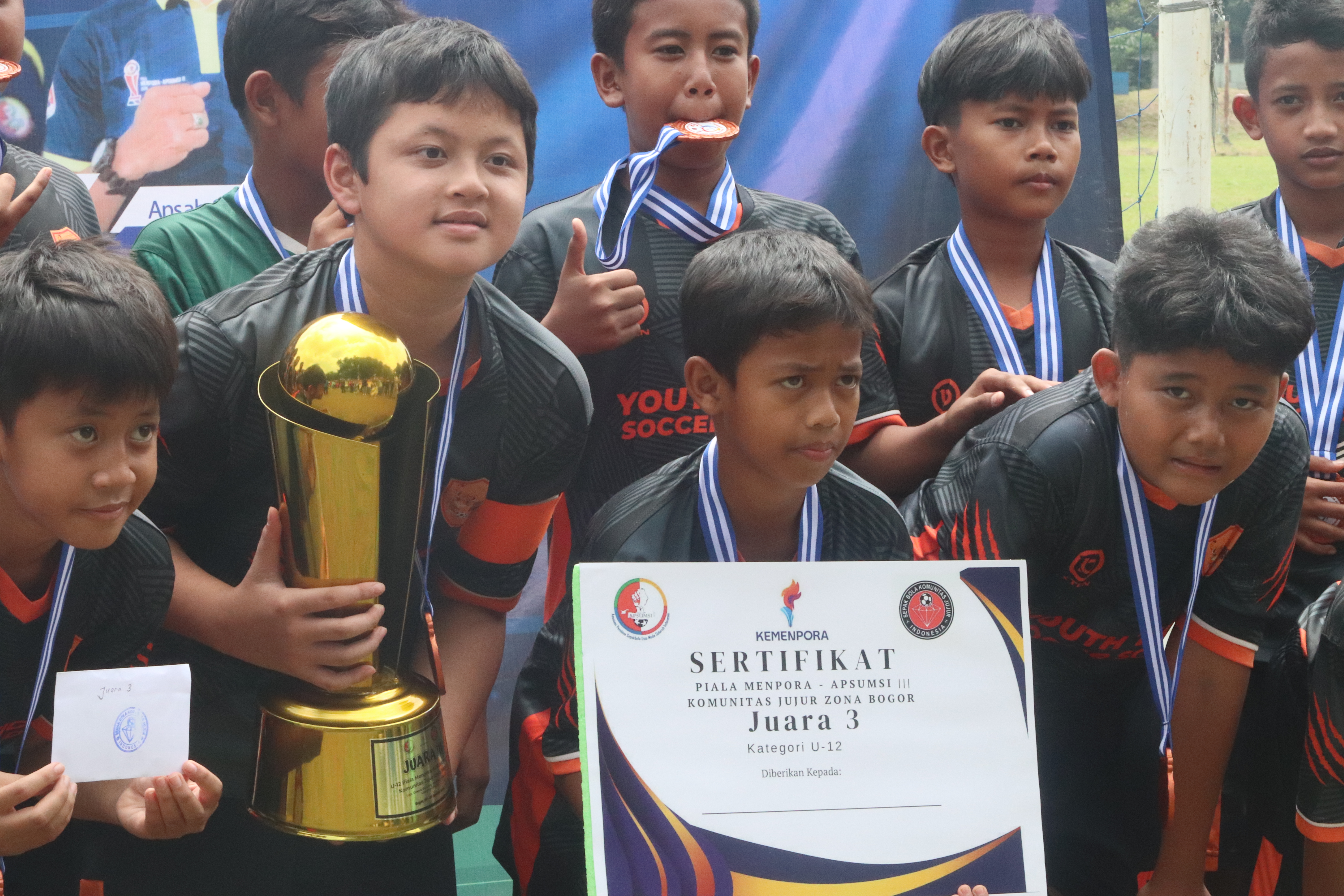 Juara 2 International Youth Football Tournament - Prestasi SSB Bogor YTSS Soccer School