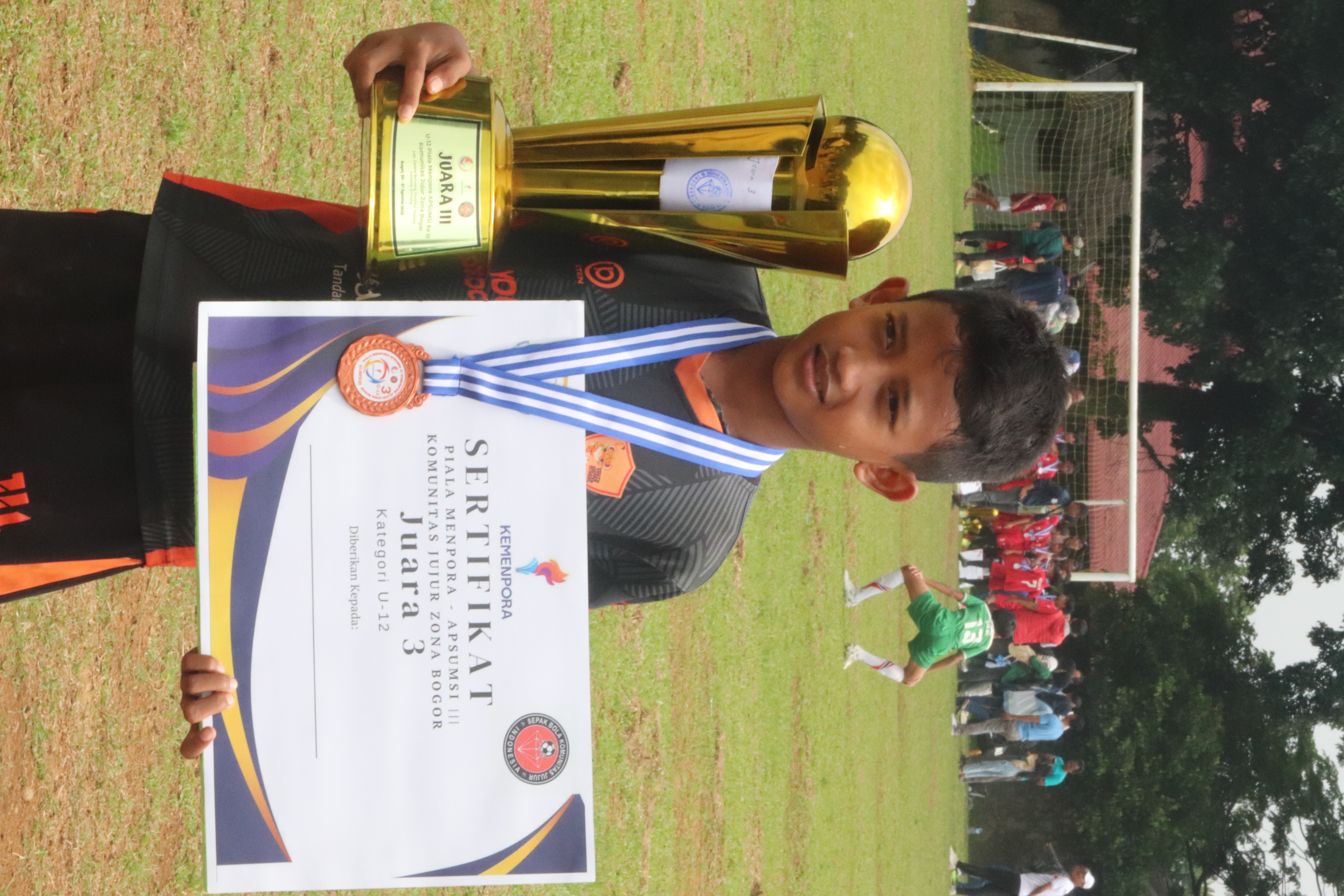 Juara 1 Kejuaraan Nasional Sepak Bola Usia Dini - Prestasi SSB Bogor YTSS Soccer School